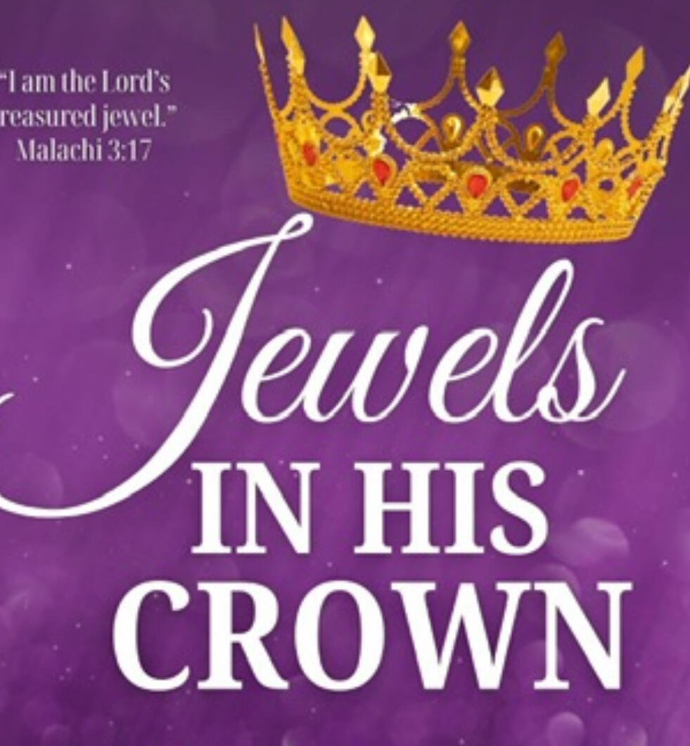Jewels in His Crown Book Mockup color splash image of Lashone Strickland